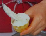 犬　わんこ用りんごのカップケーキ作り方3写真
