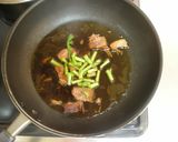 ＊チャーシューと菊菜のオイルパスタ＊作り方5写真