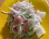 生ハムと梨のサラダ♪作り方3写真