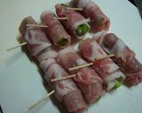 豚のアスパラ巻き☆トマトソース煮作り方3写真