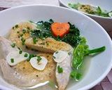 手羽先と春菊のコラーゲンスープ作り方6写真