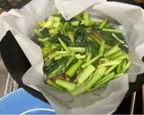 小松菜のオイスターソース蒸し作り方2写真