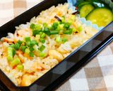 ✿焼き鮭と大豆の混ぜご飯✿作り方5写真