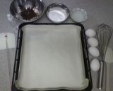 しっとり♪ふわふわチョコロールケーキ作り方1写真