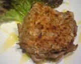 鶏モモ肉のマスタードパン粉焼き作り方6写真