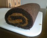 しっとり♪ふわふわチョコロールケーキ作り方19写真