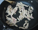 ごぼうと細切り豚肉の炒めもの作り方3写真