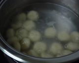 離乳食にも❤冷めてもOK✿豆腐＆豆乳白玉作り方4写真