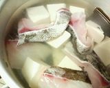 湯豆腐風✿あっさり❀茹で豆腐&タラ✿作り方2写真