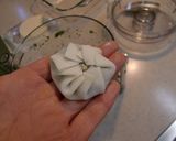 簡単♪お花の<ニラ餃子>♪作り方7写真