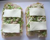 ツナキャベツマヨとチーズのトースト作り方3写真