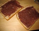 フルーツサンド〜＊〜バナナピーナツバター作り方2写真