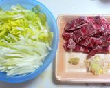 我が家の中華✿白菜と牛肉の炒め作り方2写真