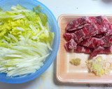我が家の中華✿白菜と牛肉の炒め作り方2写真