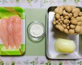 簡単夕飯昼食！鶏ささみ茸ポークチャップ風おつまみ作り方1写真