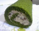 しっとり♪ふわふわ抹茶ロールケーキ作り方20写真