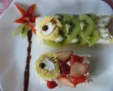 ロールちゃんdeこいのぼりケーキ作り方4写真