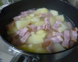 じゃがいもとベーコンといんげんの煮物作り方4写真