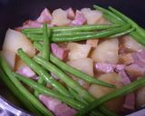 じゃがいもとベーコンといんげんの煮物作り方6写真