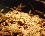 牛肉・ごぼうのキンピラで混ぜご飯♪作り方2写真