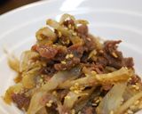 牛肉・ごぼうのキンピラで混ぜご飯♪作り方3写真