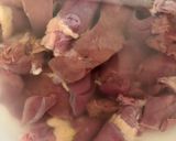 鶏レバーの甘辛煮作り方1写真