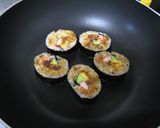 サラダ巻きの焼きおにぎり風作り方1写真