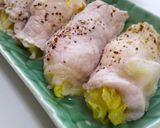 お弁当おつまみに♪わさびチーズ白菜肉巻き作り方5写真