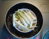蒸し器がなくてもOK♬長葱のホットサラダ作り方2写真