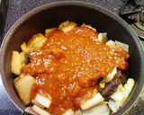 豚バラ肉と冬野菜のトマト煮込み作り方5写真