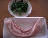 最強コラボ！豚バラの大葉包み（＾◇＾）作り方1写真
