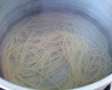 きのことトマトの明太子パスタ作り方2写真