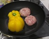 ハンバーグとパプリカの肉詰め作り方7写真