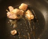 鶏のもも肉と明太子の和風パスタ♪作り方5写真