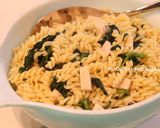 鶏ハムとほうれん草のパスタ作り方5写真