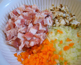 玉ねぎと豚バラ肉の簡単♪混ぜご飯作り方1写真