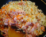 玉ねぎと豚バラ肉の簡単♪混ぜご飯作り方2写真