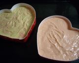 ピンクandホワイト♪ハート♡ケーキ作り方5写真
