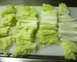 【らっきょう酢で】白菜のごま酢和え作り方1写真