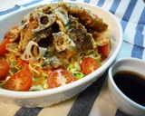 ✿春野菜と鯵の唐揚げサラダ✿作り方8写真