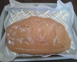 模様を入れて☆ホワイトチョコ入りロール作り方7写真