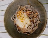 辛くないラー油☆とろろ蕎麦作り方5写真