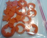キャラ弁用？　野菜ストック♪作り方4写真