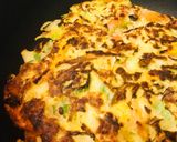 米粉のお好み焼き／チーかけ洋風野菜玉作り方3写真