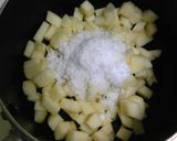 コロコロりんごとチーズのふわふわケーキ作り方1写真