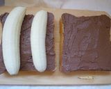 きなこココア豆腐とバナナのサンドイッチ作り方3写真