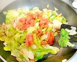 がっつりレタスの温おかずサラダ作り方5写真