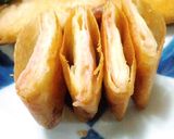 息子の好きな生ハムチーズ春巻き作り方5写真