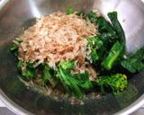 菜の花のからし和え作り方6写真