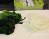 オイルサーディンとほうれん草のパスタ作り方3写真